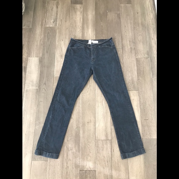 Calvin Klein Jean Navy Straight leg Mom Jean🛍🛍🎊 - Picture 1 of 4